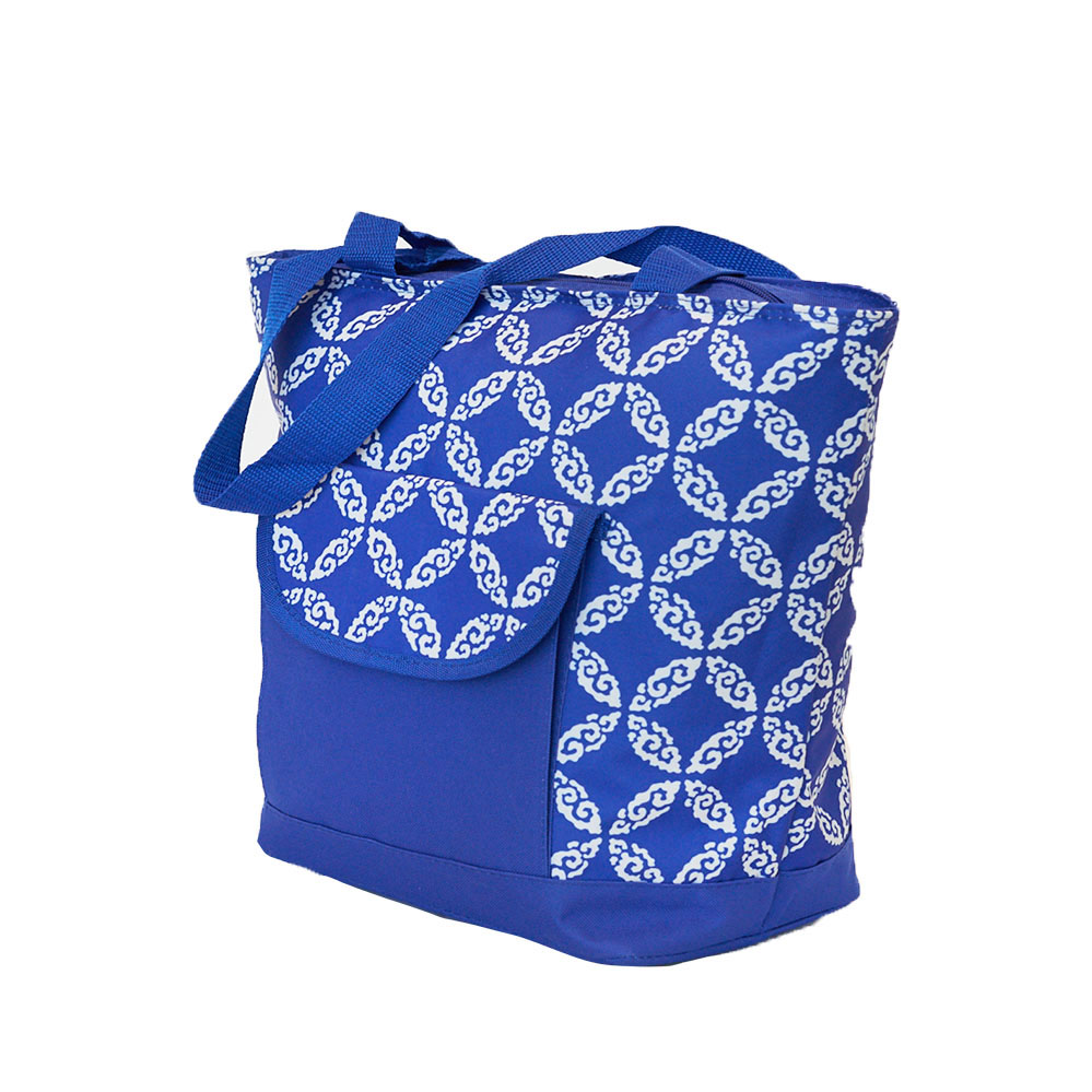 Cooler Bag Blue/White 35*41 cm